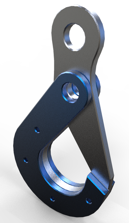 Chain Sling Grade 80 Steel with latching Hooks- 2 leg Chain size 1/2 inch